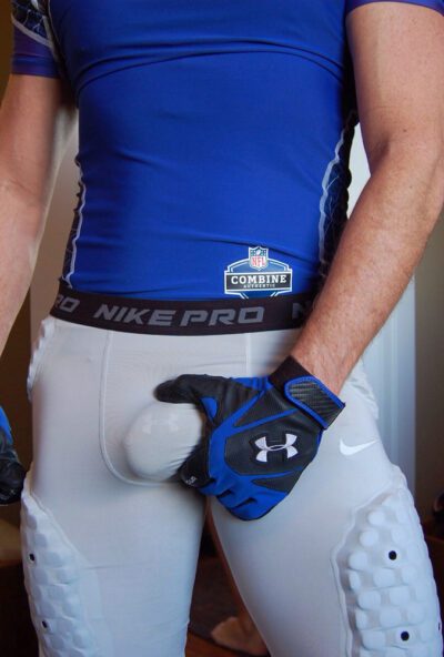 Grabbing a Jock Bulge